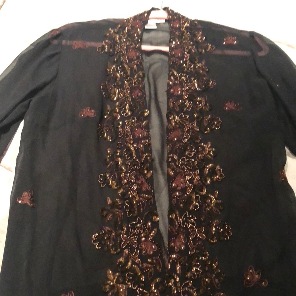 Alberto MAKALI Sheer Sequin Jacket NWOTS